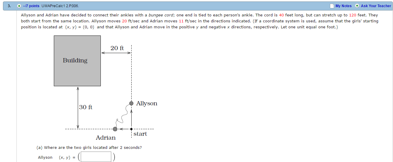 Solved 3. +17 points UWAPreCalc1 2.P.006 My Notes Ask Your