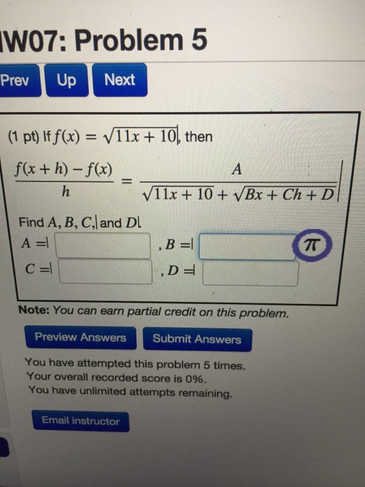 solved-if-f-x-square-root-11x-10-then-f-x-h-f-x-h-chegg