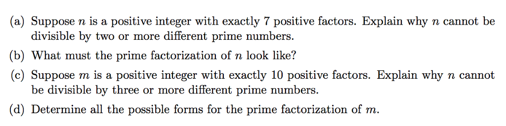 Suppose n is a positive integer with exactly 7 | Chegg.com