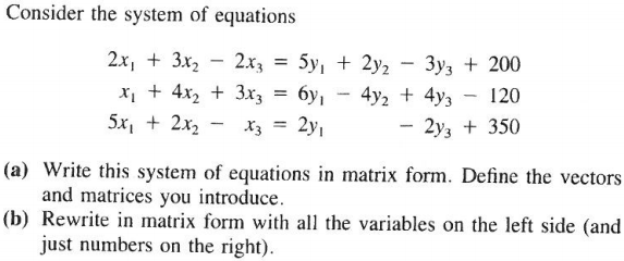 Solved Suppose that we are given the following matrices | Chegg.com