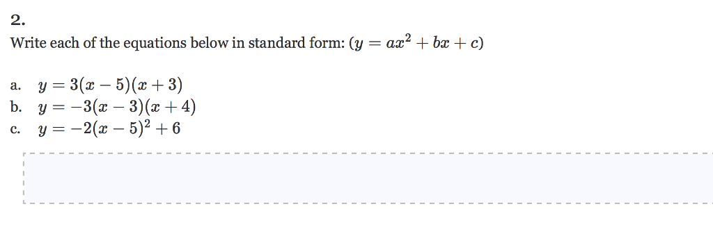 solved-2-write-each-of-the-equations-below-in-standard-chegg