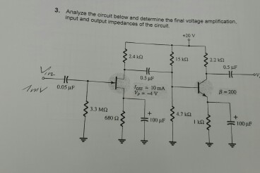 Solved Analyze the circuit below and determine the final | Chegg.com