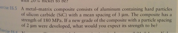Solved A metal-matrix composite consists of aluminum | Chegg.com