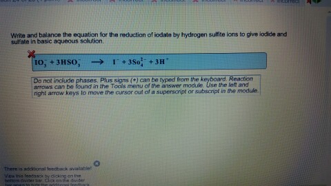 Solved Help please! Write and balance the equation for the | Chegg.com