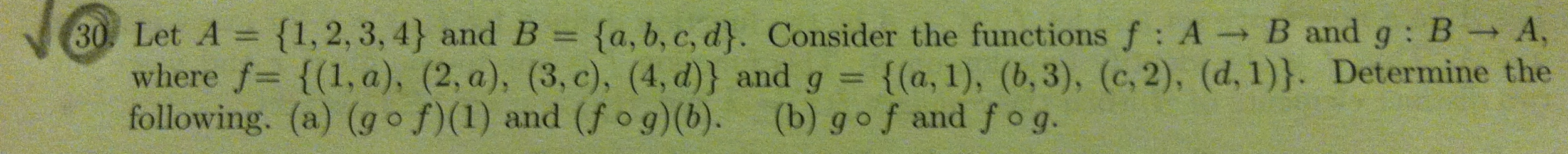 Solved Let A = {1,2,3,4} And B = {a,b,c,d}. Consider The | Chegg.com