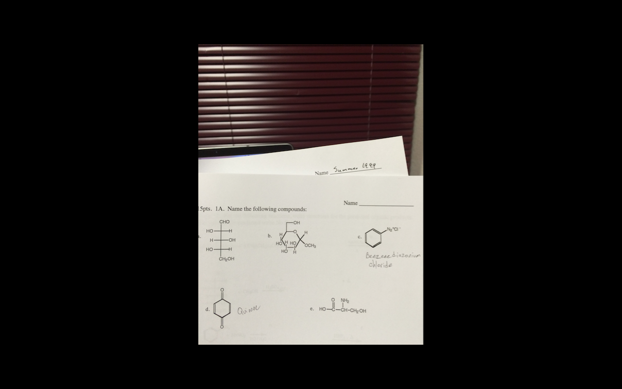 Solved Name The Following Compounds: | Chegg.com