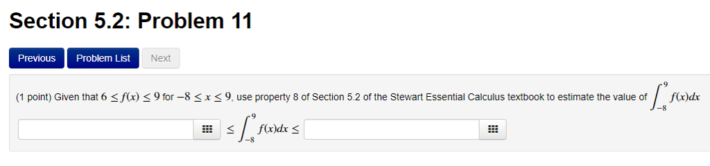 Solved Section 5.2: Problem 11 PreviouS Problem List Next | Chegg.com