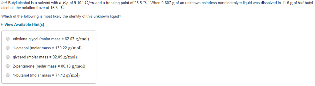 ratio of mass of an element molar mass of a compound