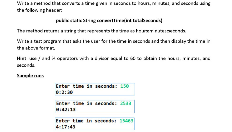 How To Write Time With Seconds