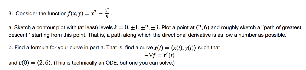 solved-y2-3-consider-the-function-f-x-y-x-2-9-a-sketch-a-chegg