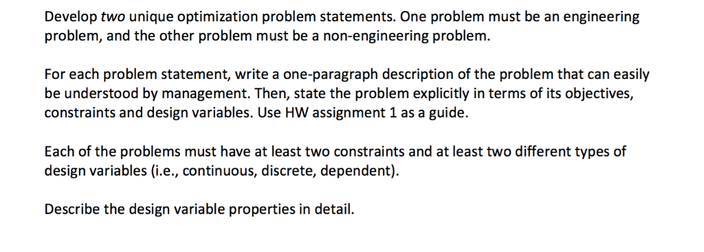 problem statement in engineering research