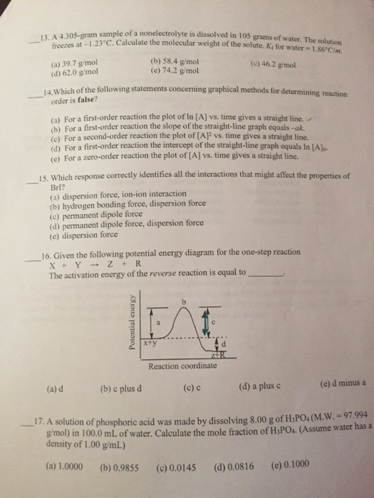 Solved on A +2B C is found to be first order in A and first | Chegg.com
