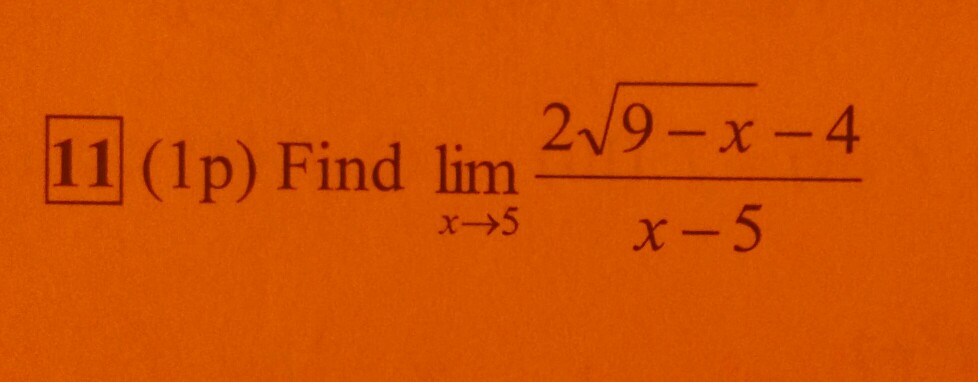 solved-find-lim-x-rightarrow-5-2-squareroot-9-x-4-x-5-chegg