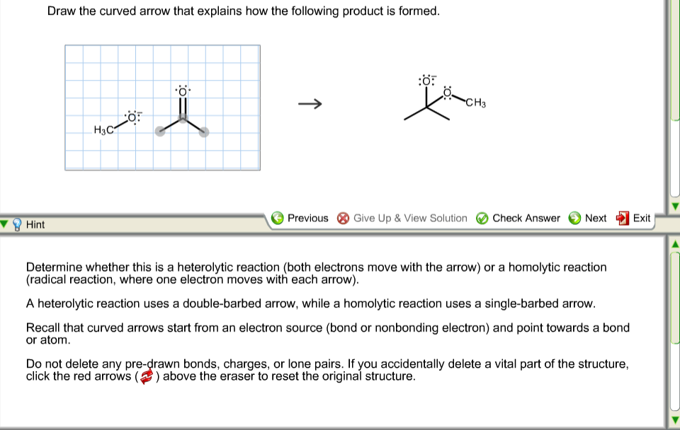 Solved Draw the curved arrow that explains how the following | Chegg.com