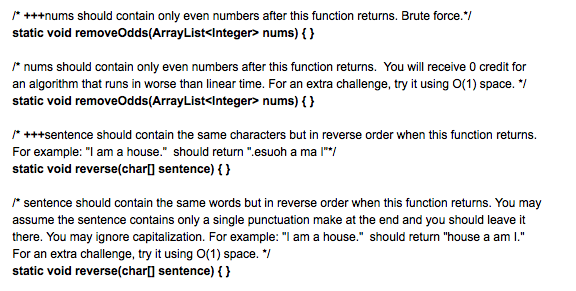 Solved Java code as well as the runtime and space | Chegg.com