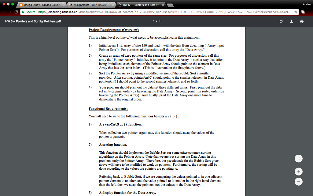 Solved C Chegg Study | Guided Solutios Assignments-CS | Chegg.com