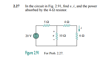 Solved 2.19 Find Vo in the circuit in Fig. 2.83 and the | Chegg.com