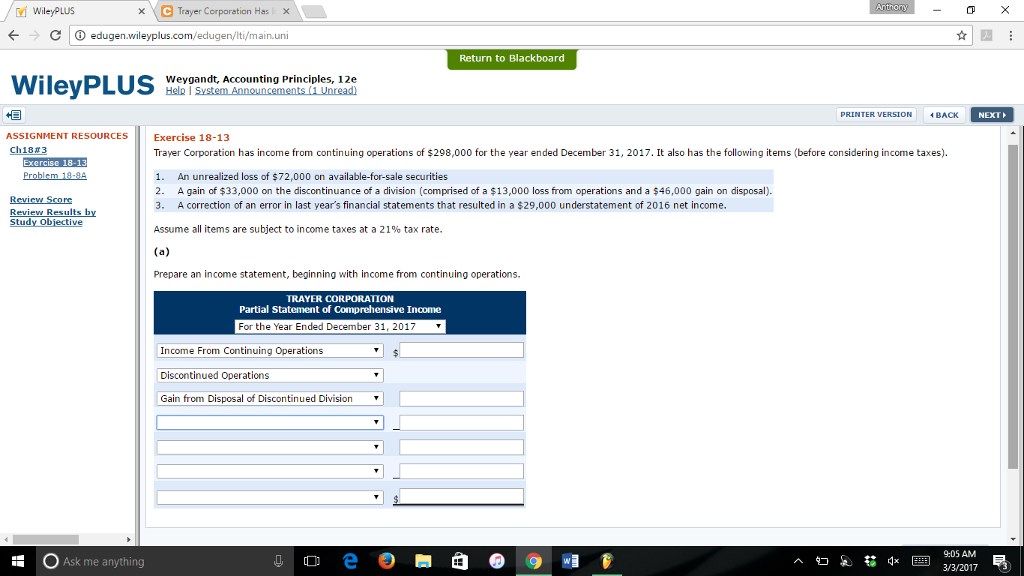 Wileyplus timed assignments image