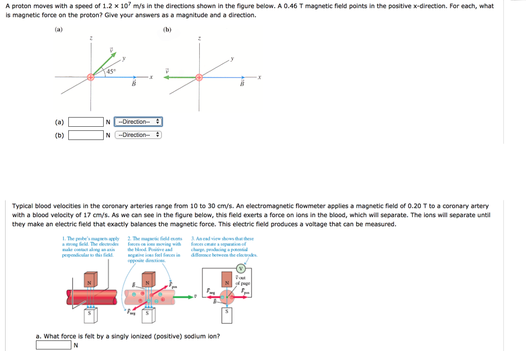 solved-a-proton-moves-with-a-speed-of-1-2-x-107-m-s-in-the-chegg