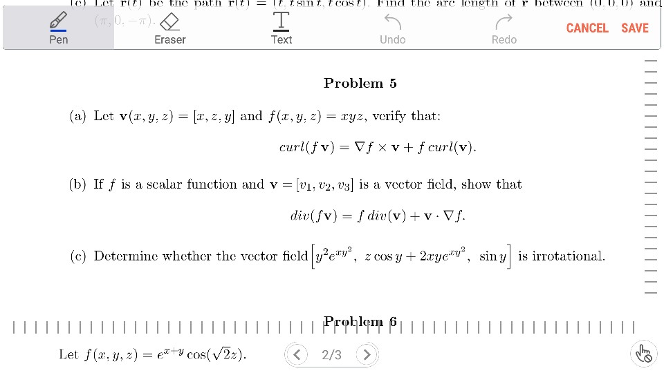 Solved CANCEL SAVE Pen Erase Text Undo Redo Problem 5 (a) | Chegg.com
