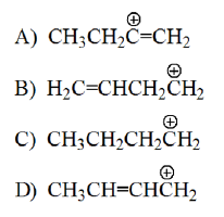 Solved A) CH3CH2(-CH2 B) H2C=CHCH-CH2 C) CH3CH-CH2CH2 D) | Chegg.com