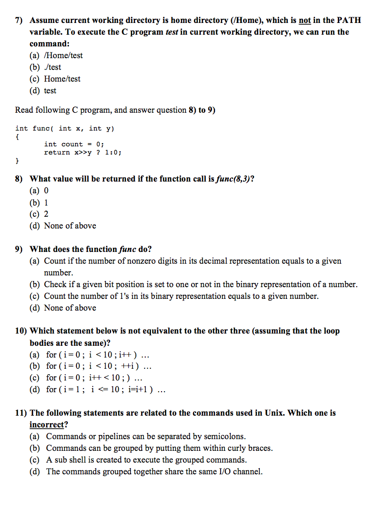 Solved Note: each question may contain one or more correct | Chegg.com