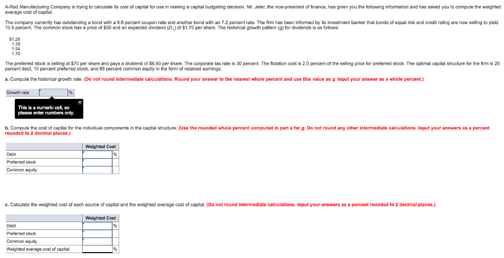 Solved A Rod Manufacturing Company Is Trying To Calculate Chegg