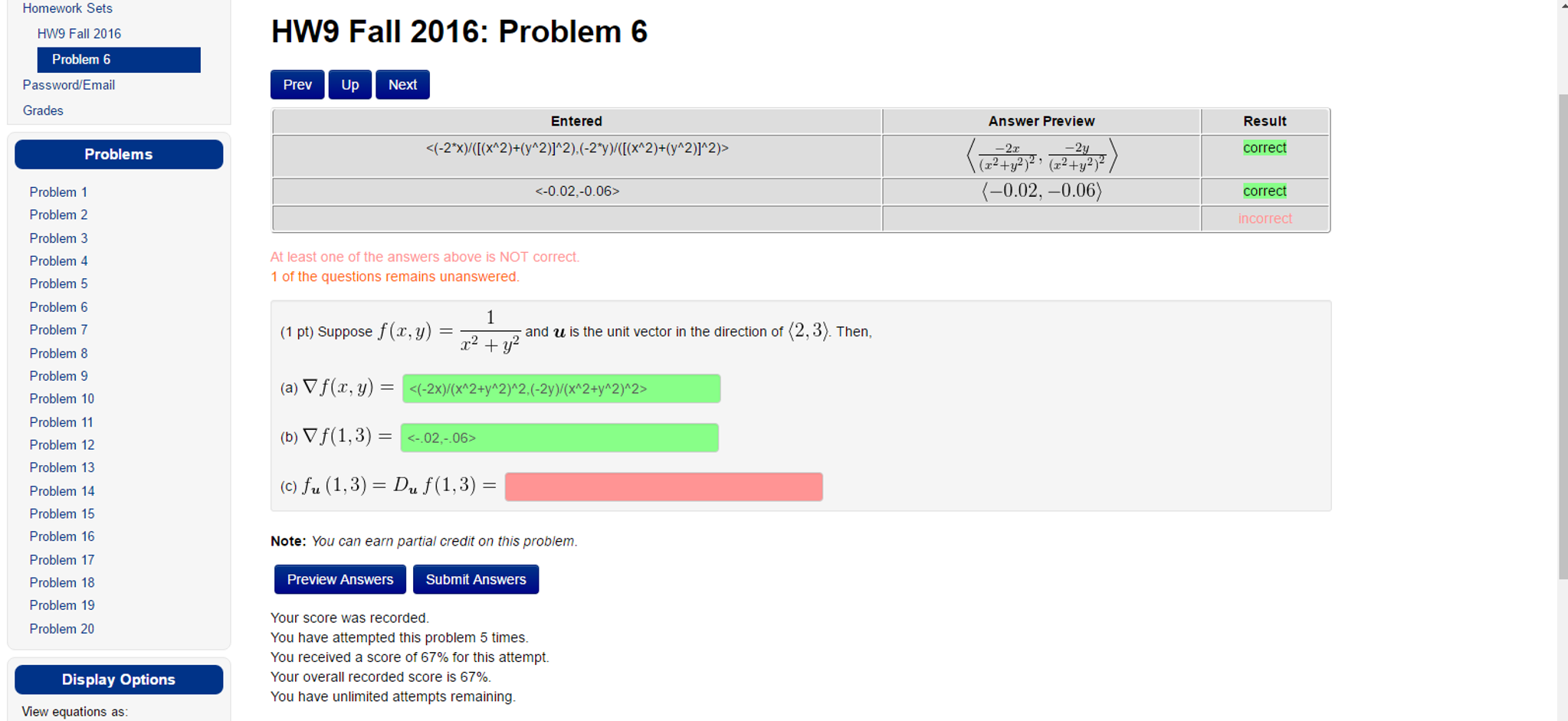 Solved Suppose f(x, y) = 1/x^2 + y^2 and u is the unit | Chegg.com