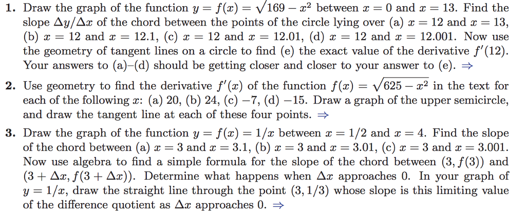 Solved 1. Draw the graph of the function y -f(x) -V169 - 2 | Chegg.com
