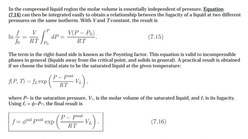 Solved 6 Sometimes the equation d In f - dG/ RT is used as | Chegg.com