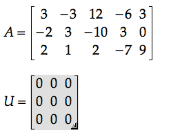 Solved Given the following matrix A find an invertible Chegg