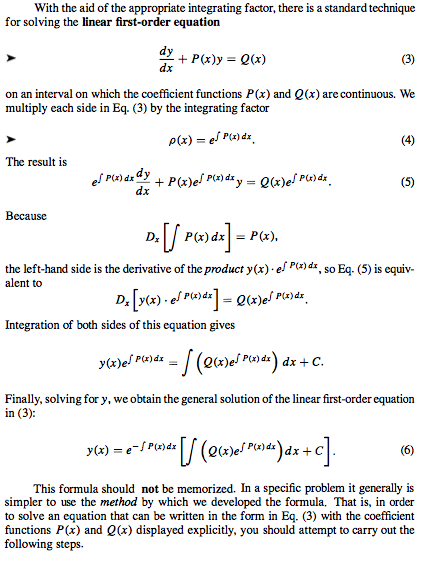 Solved Use The Integrating Factor Explained On Page 47 To | Chegg.com