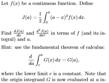 Solved Let f(x) be a continuous function. Define Find | Chegg.com