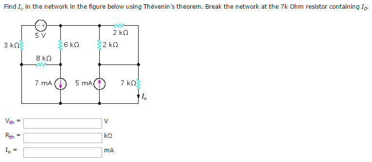 Solved Find Io, in the network in the figure below using | Chegg.com