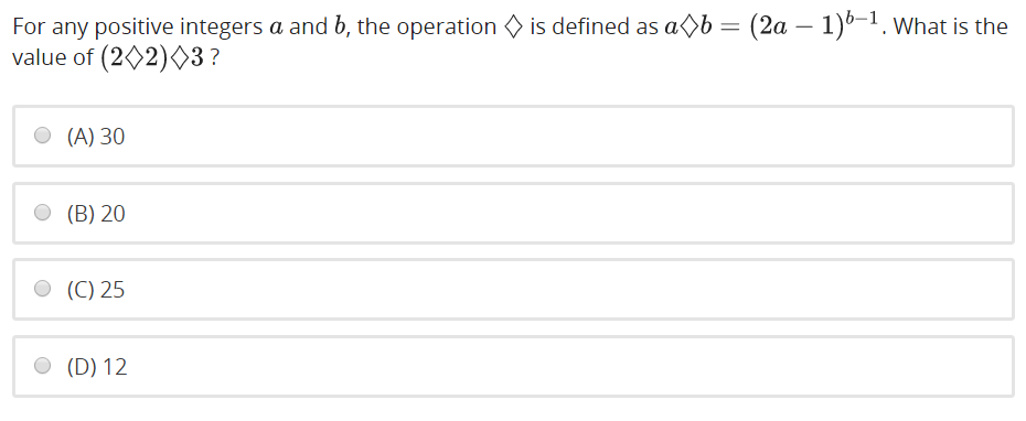Solved For any positive integers a and b, the operation > is | Chegg.com