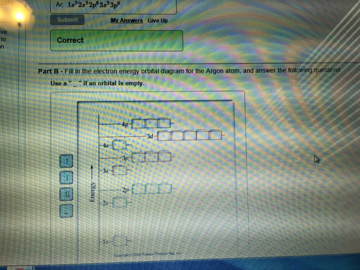 Solved Fill in the electron energy orbital diagram for the | Chegg.com