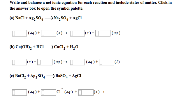 balancing chemical equations net ionic equations calculator