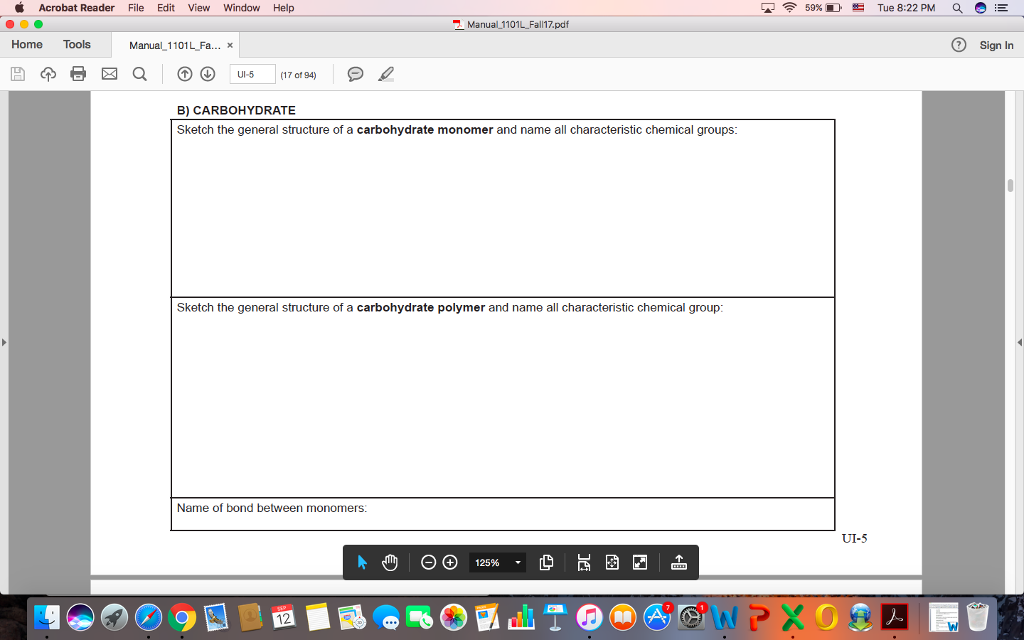 Solved B) CARBOHYDRATE Sketch the general structure of a Chegg com