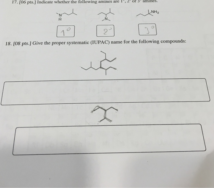 1 2 3 amines are differentiated by
