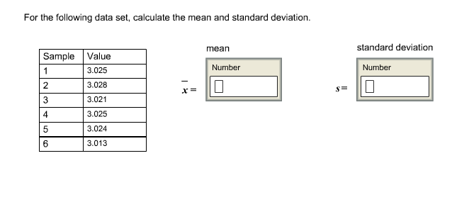 Solved For The Following Data Set Calculate The Mean And Chegg Solved For The Following Data Set Calculate The Mean And Chegg