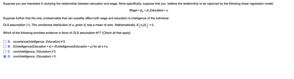 Solved Suppose you are interested in studying the | Chegg.com