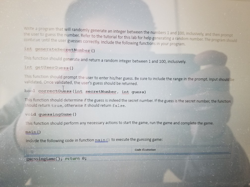 Solved Write a program that will randomly generate an | Chegg.com