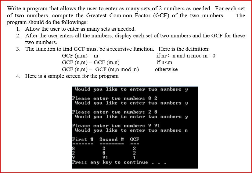 Solved Write a program that allows the user to enter as many | Chegg.com