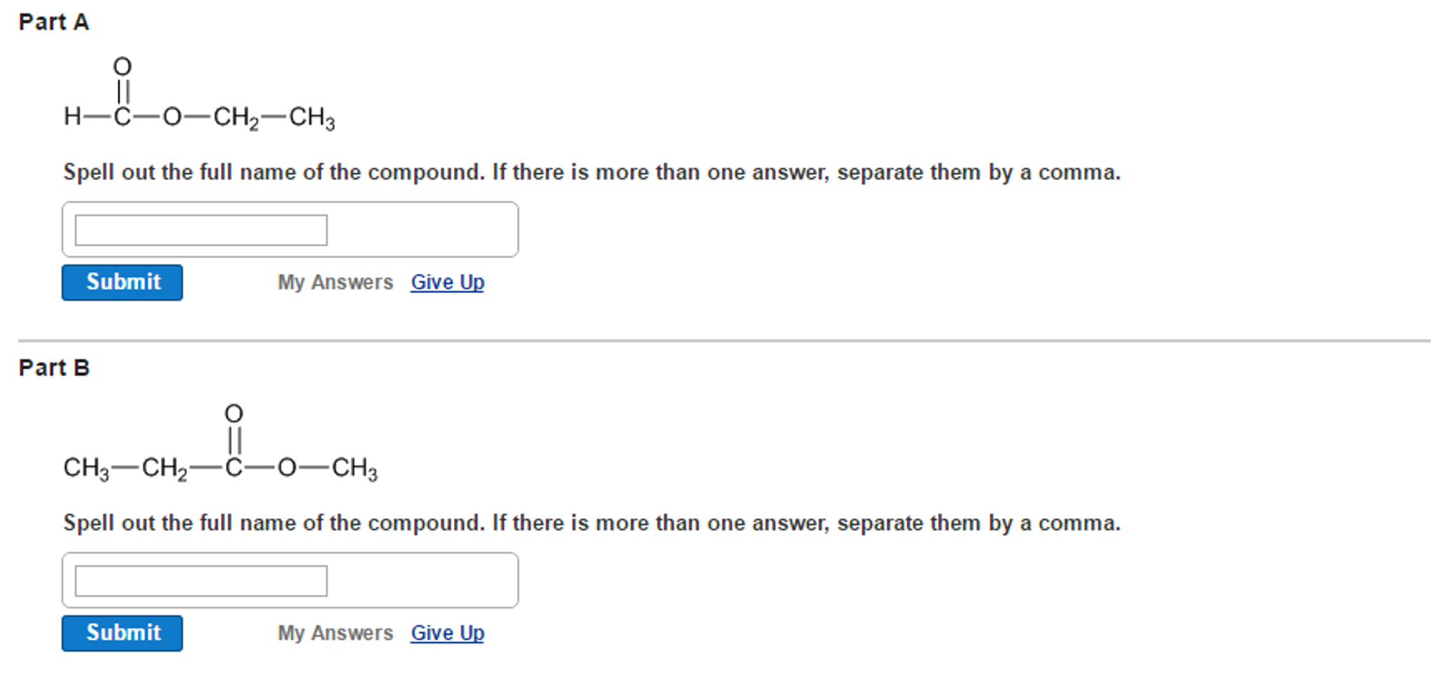 Solved: Give The IUPAC Name And Common Name, If Any, For E... | Chegg.com