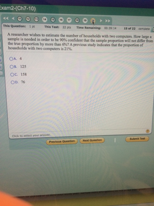 Solved A researcher wishes to estimate the number of | Chegg.com