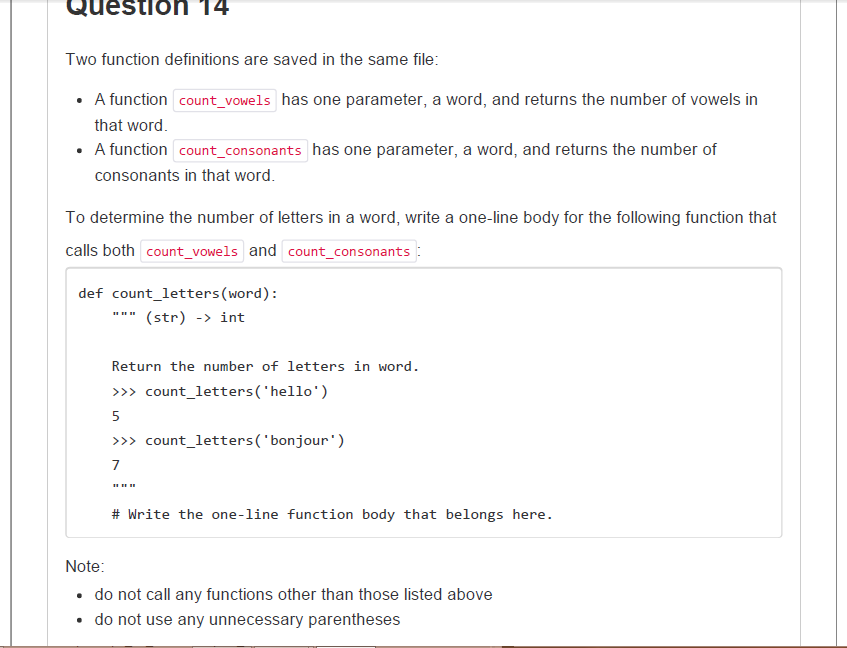 Solved Two function definitions are saved in the same file: | Chegg.com