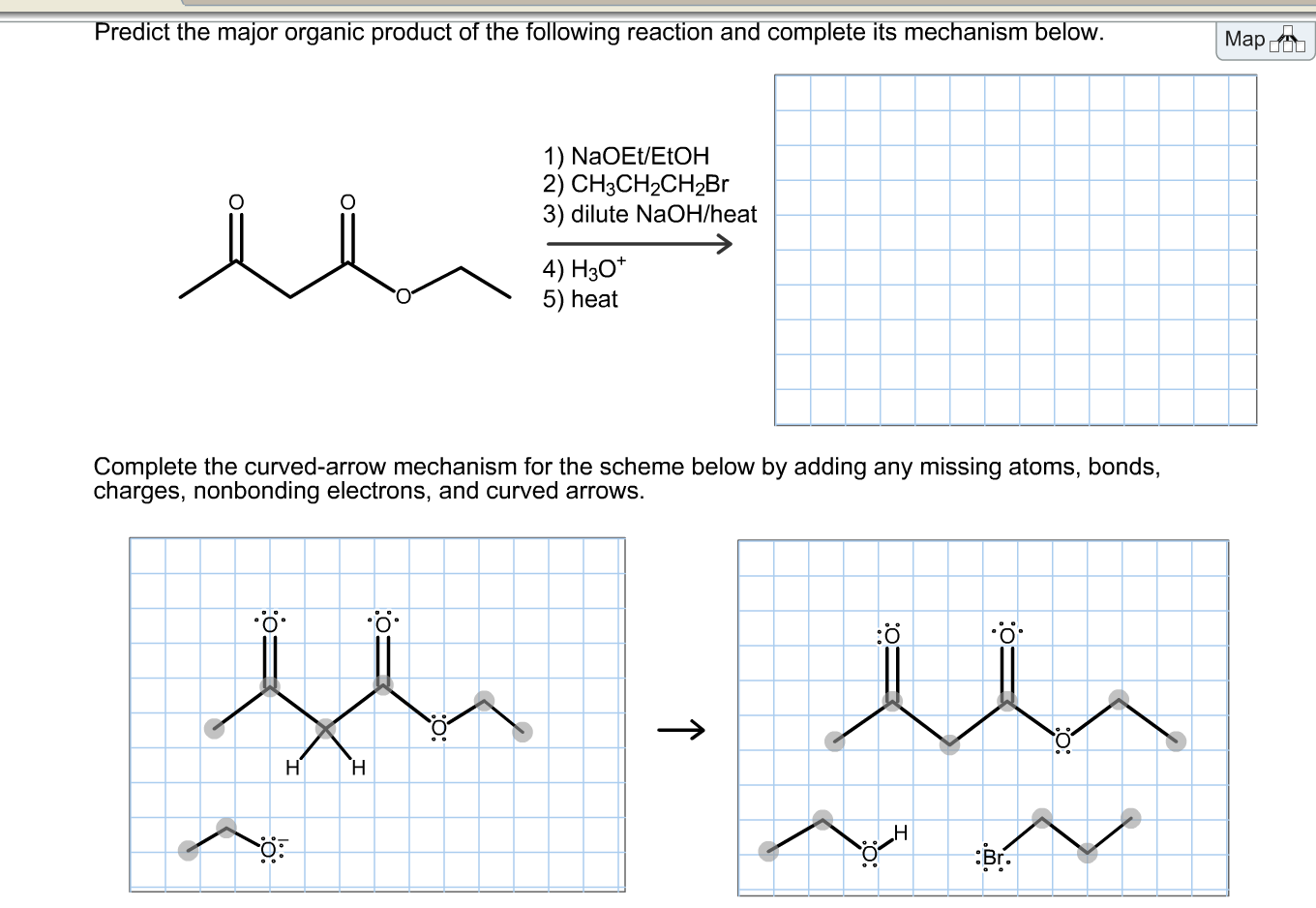 Solved Predict The Major Organic Product Of The Following Chegg