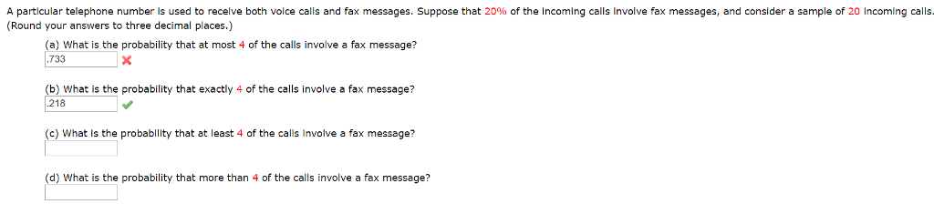 Solved messages suppose that 2 0% ofthe incoming calls o vei | Chegg.com