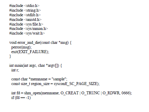 Solved The program attached below is an example of shared | Chegg.com