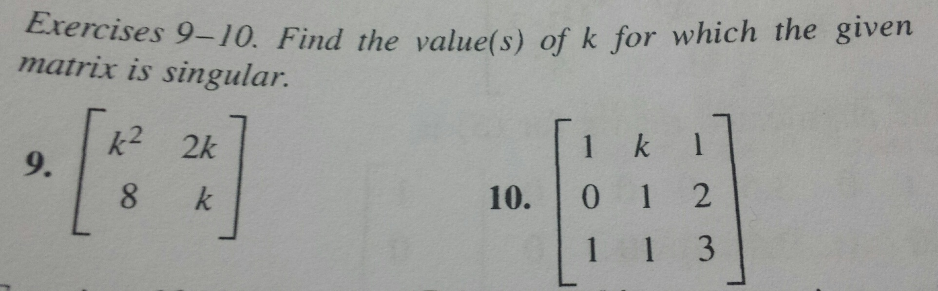 solved-find-the-value-s-of-k-for-which-given-matrix-is-chegg